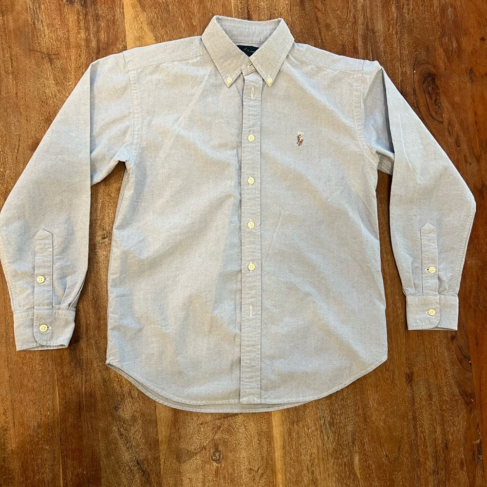 Ralph Lauren Light Blue Button-Down Oxford Shirt